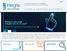 Tablet Screenshot of integriaws.com